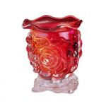 Crystal Glass Red Rose dimmer control Electrical O