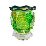 Crystal Glass Green Rose dimmer control Electrical