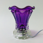 Solid - Colored Crystal Glass Oil Warmer