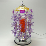 Purple Crystal Snow Flakes Touch Oil Warmer
